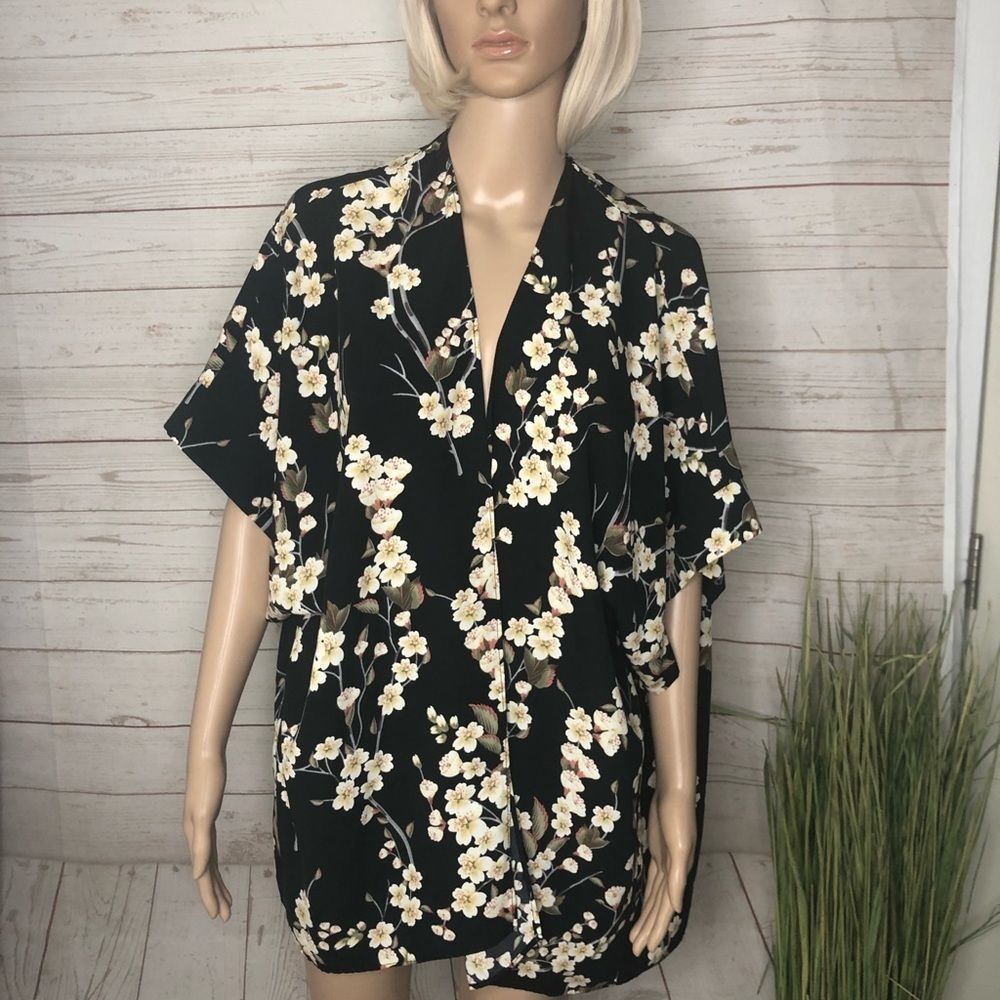 Chris & Carol floral kimono cardigan szM